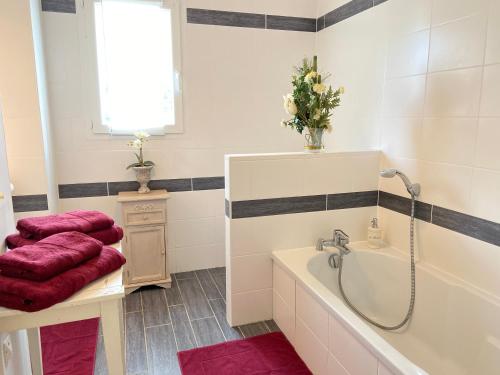 B&B / Chambre d'hôtes Chambre avec sa salle de bain privée attenante et wc privé Le Village Larroque-sur-lʼOsse