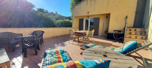 Chambre avec terrasse Sarrians france