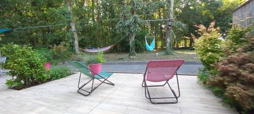 Chambre d'hôtes à l'étage avec spa et petit déjeuner en lisière de forêt Le Teich france