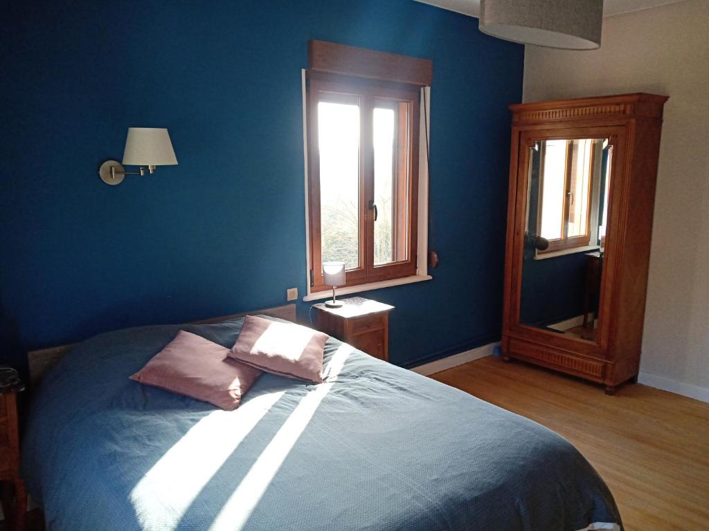 Maison d'hôtes Chambre double dans Auberge Alsacienne Auberge de la Huhnelmuhle Route du sel, 67750 Scherwiller