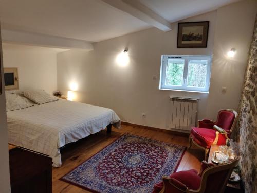 Chambre double en pleine nature Peyrins france