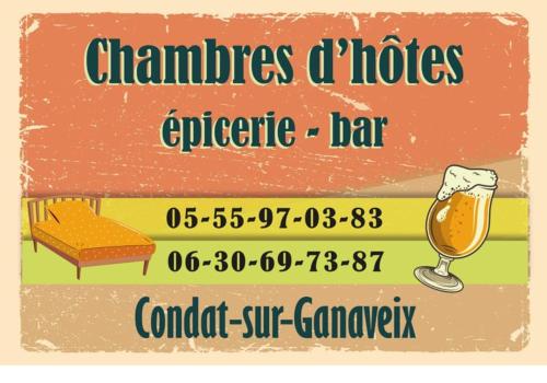 Chambres d'hotes Condat Condat-sur-Ganaveix france