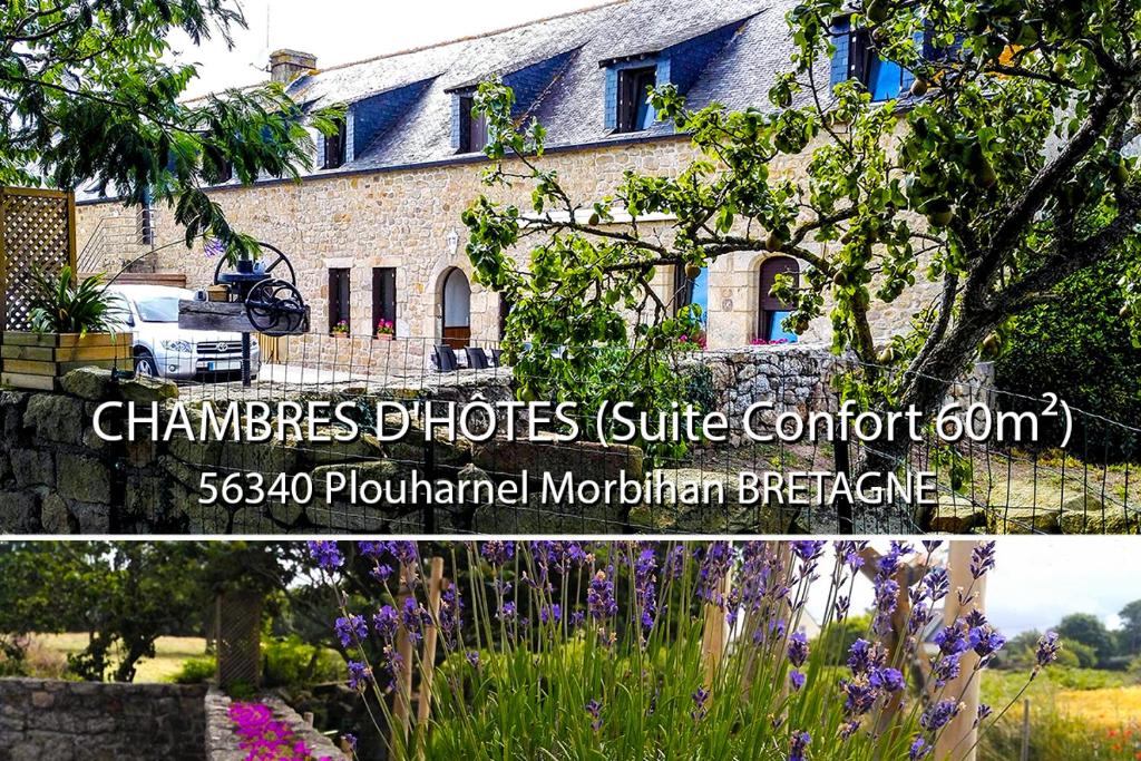 B&B / Chambre d'hôtes CHAMBRES D'HÔTES (Suite Confort 60 m²) Plouharnel MORBIHAN Kerloguen, 56340 Plouharnel