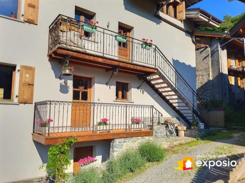 Charmant appartement de 50m2 pour 2 personnes - terrasse et balcon Courchevel france