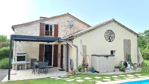 Charmant gîte piscine privée chauffée climatisé aux portes du Périgord entre Villeréal et Monpazier Parranquet france