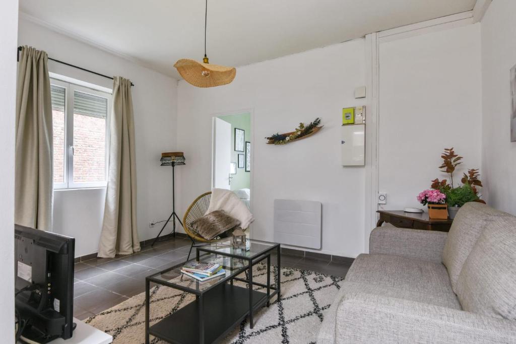 Appartement Charmant T2 avec cour privative à Lambersart aux portes de Lille - Welkeys 209A rue de la Carnoy, 59130 Lambersart