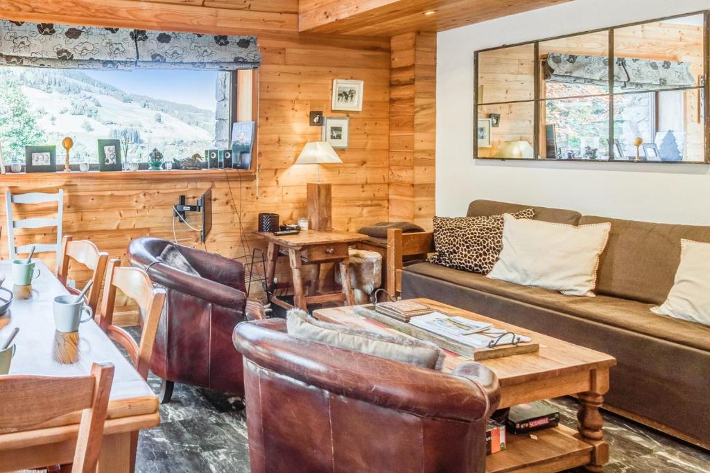 Appartement Charming apartment in a chalet with big terrasse and beautiful view 20 chemin des Sapins, 74120 Megève