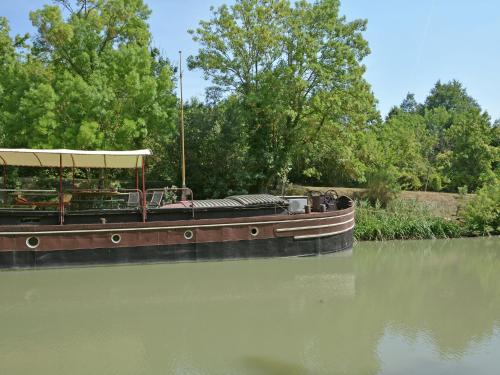 Bateau-hôtel Charming Boat in Villedubert with Terrace  Villedubert