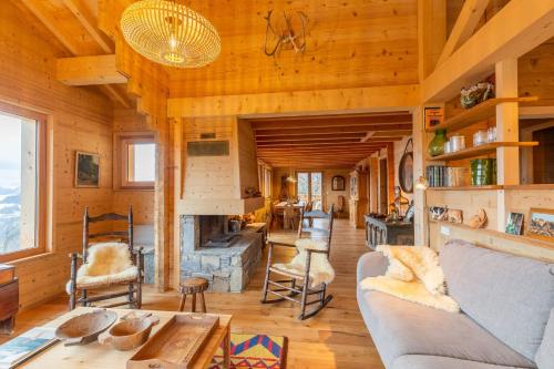 Charming family chalet with views of the Aravis Manigod france