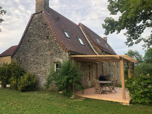 Chez Rénou et Prospérou maison typique du Sarladait Genestal france