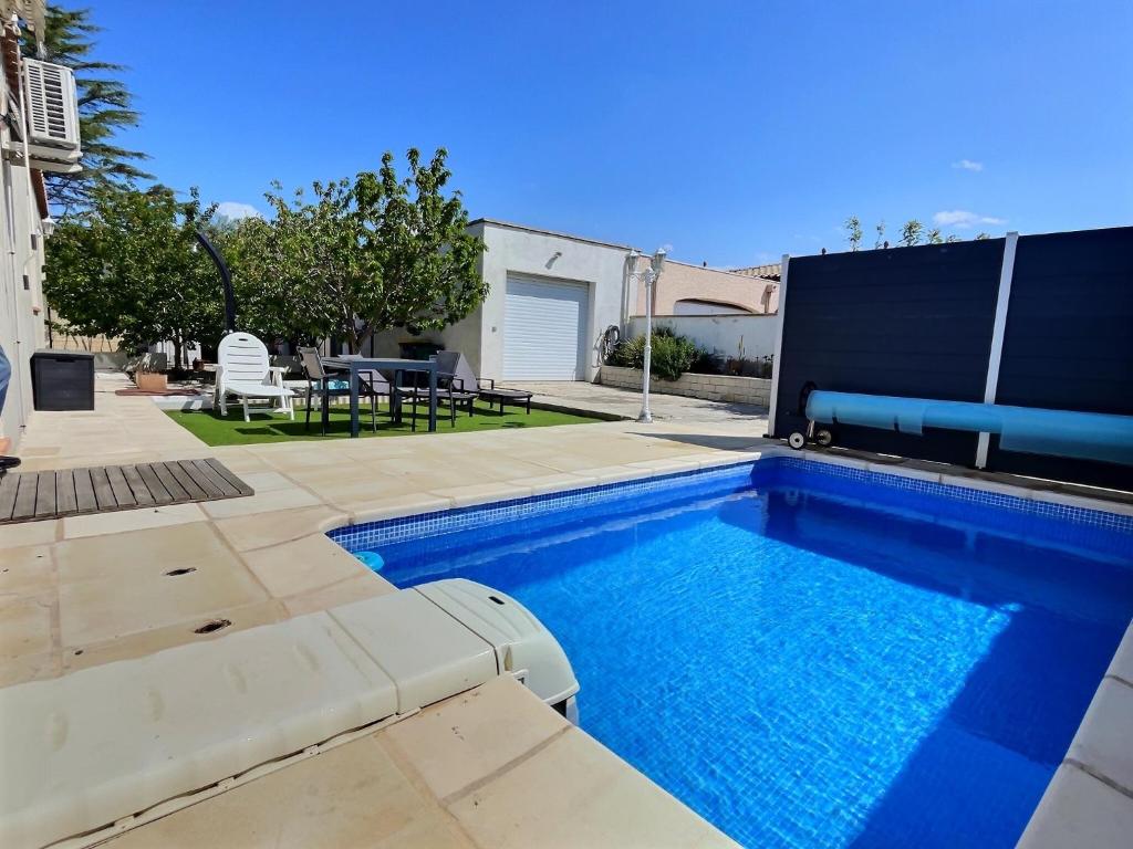 Villa Cimm Valras Charmante villa avec piscine pour 4 personnes 4 Rue du Bel air, 34410 Sauvian