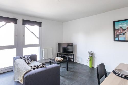 Coeur Courrouze - Appartement 2 chambres avec parking Rennes france