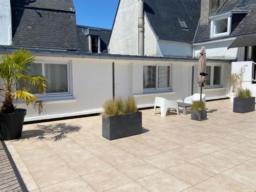 Coeur de ville ideal place confortable cosy terrasse hyper centre Concarneau france