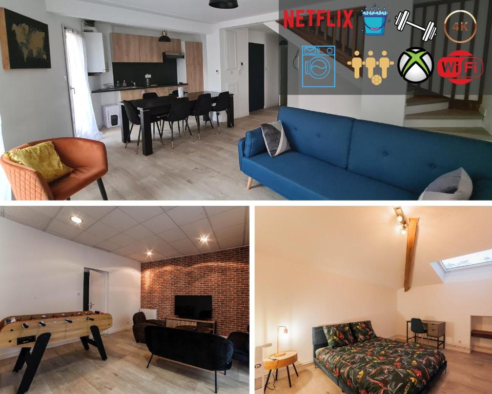 Appartements Coliving Lafargue - salle de sport - Baby-foot 17 Rue Paul Lafargue, 87100 Limoges