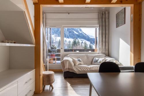 Appartement Comfortable furnished studio with an open views of mountains 229 route des Hautes de Rochebrune Megève