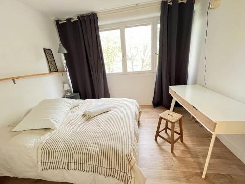 Appartement cosy et chaleureux Rennes à 50 mètres métro 4 pers 6 Place de Serbie Rennes