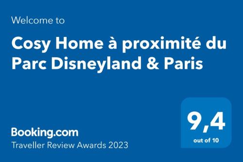 Cosy Home à proximité du Parc Disneyland & Paris Ferrières-en-Brie france