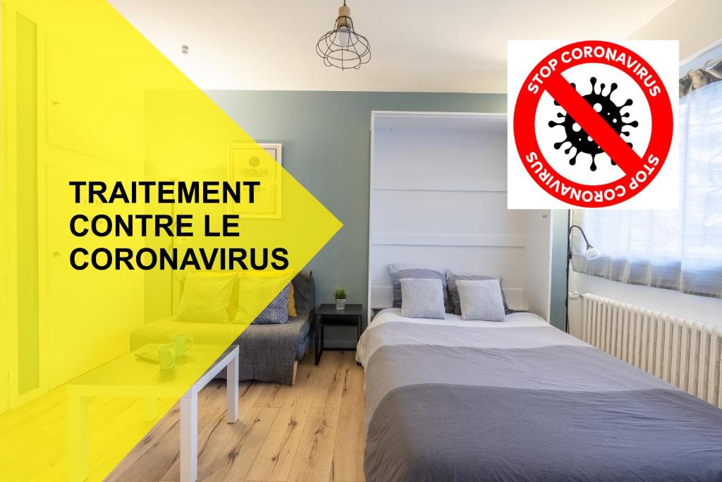 Appartement Cosy Studio 110 - Chambéry centre - Stationnement - Gare 273 Avenue du Comte Vert, 73000 Chambéry