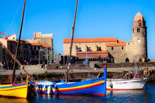 Appartement Cosy T2 -La Calanque à 2 pas de la Mer BAT A 2ème étage porte gauche Rue du Correc d'en Baus Collioure