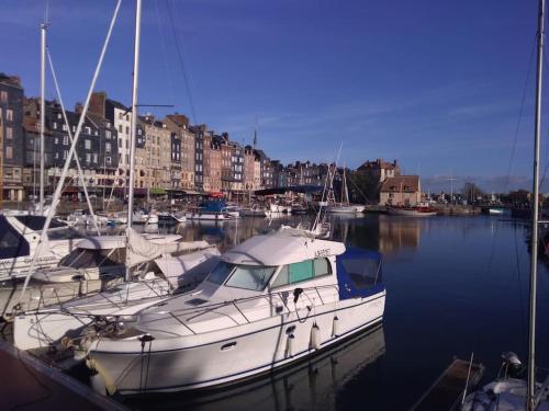 Côté Lavoir à Honfleur, parking privé, ascenseur Honfleur france