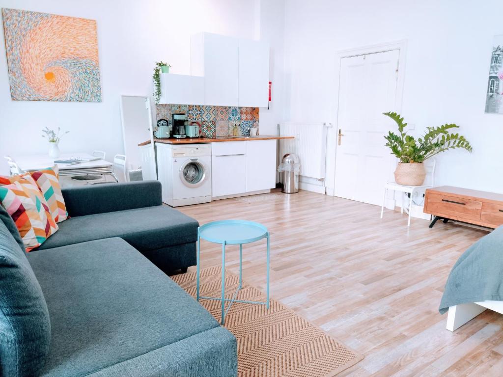 Appartement Cozy studio in Friedrichshain, 4 quiet guests only 26 Straßmannstraße, 10249 Berlin