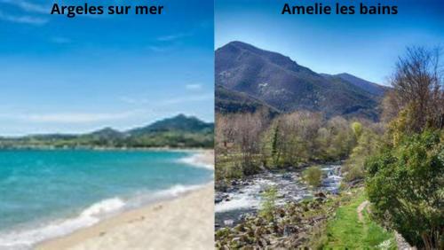 Dans une station thermale, Studio dans résidence avec ascenseur Amélie-les-Bains-Palalda france