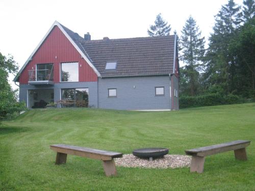 Maison de vacances Das Burgberghaus Apartment Talaue 1.OG Burgstr.72 Bergstein