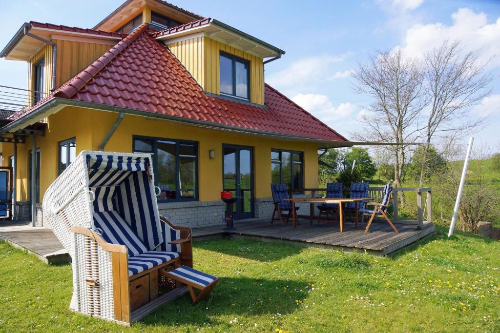 Maison de vacances Det gule Hus 32 Uferweg, 24376 Kappeln