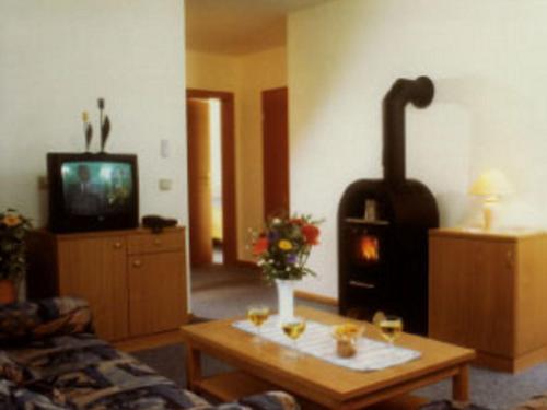 Detached holiday home with a wood stove, in the Bruchttal Bredenborn allemagne