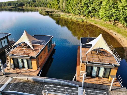 Maison de vacances die Möwen Am IBA Steg 1 Möwe 3 und Möwe 4 Vetschau/Spreewald