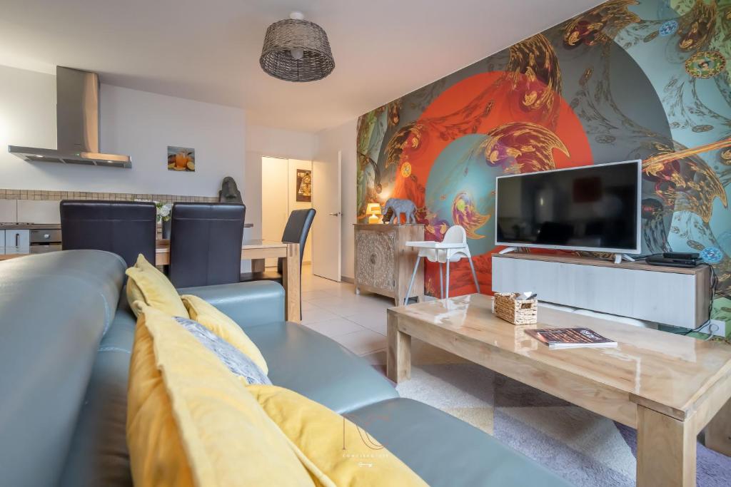 Appartement *Disneyland-Paris* 7pers, Wifi, Parking, Netflix 67 Avenue François Mitterrand, 77144 Montévrain