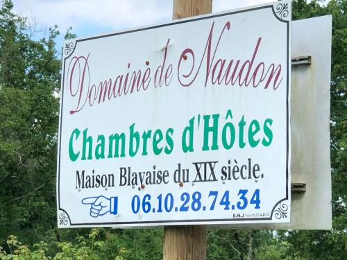 Domaine de Naudon Saint-Savin-de-Blay france