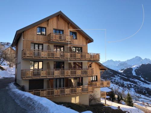 Duplex 45 m2, 8 couchages, vue imprenable Huez france