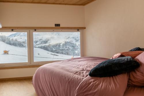 Duplex cosy au pied des pistes vue montagne Les Menuires france