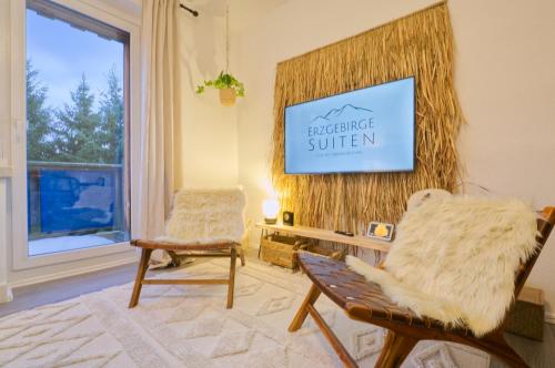 Appartement Erzgebirge Suite Bergruhe 20 Zechenstraße Kurort Oberwiesenthal