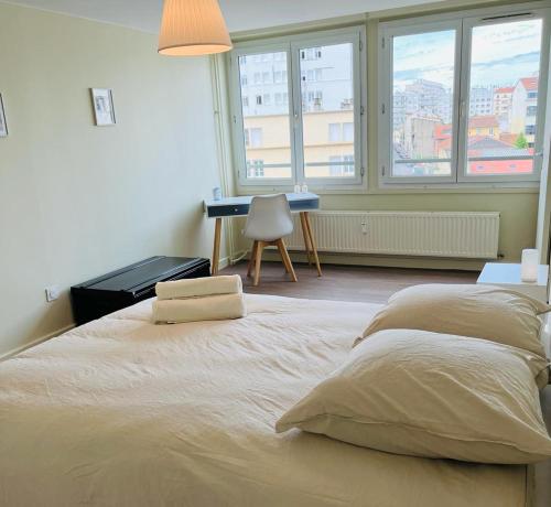 Appartements ESPACE 500 - Cosy, WIFI & Vue sur la ville Place de la Rivière Saint-Étienne