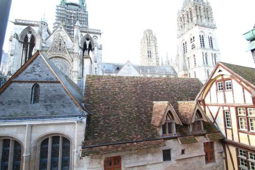 F2 de charme au cœur de Rouen, vu unique sur la cathédrale Rouen france