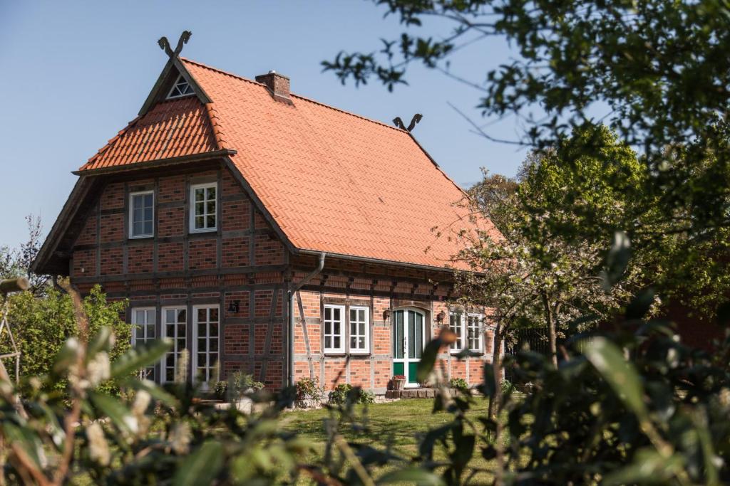 Maison de vacances Fachwerk-Ferienhaus, Ruhe auf dem Land, Haustiere willkommen, Leihfahrräder, 24-7 check in 10A Schafwinkler Dorfstraße, 27308 Kirchlinteln