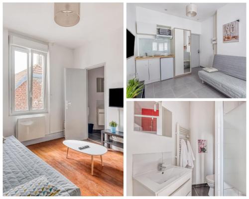 Appartement Faubourg 3 d'isle Studio Cosy proche gare IUT Appartement 3, 1er Etage 16 Rue Jean Baptiste Clément Saint-Quentin