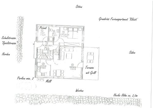 Appartement Ferienapartment Kleist Schulstrasse 6a Prerow