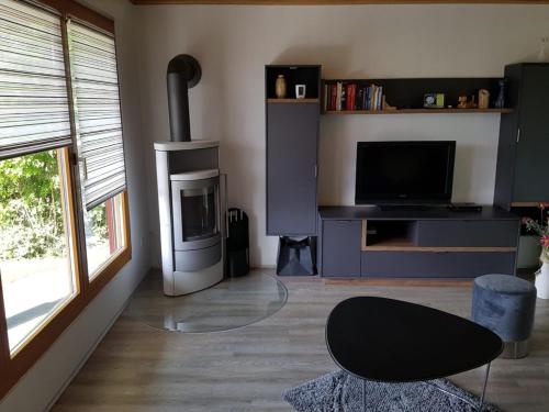 Maison de vacances Feriendomizil am Zeulenrodaer Meer Bungalowdorf 230 Zadelsdorf