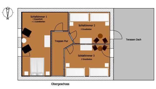 Maison de vacances Ferienhaus am Alfsee Wulfetannen B6 Rieste