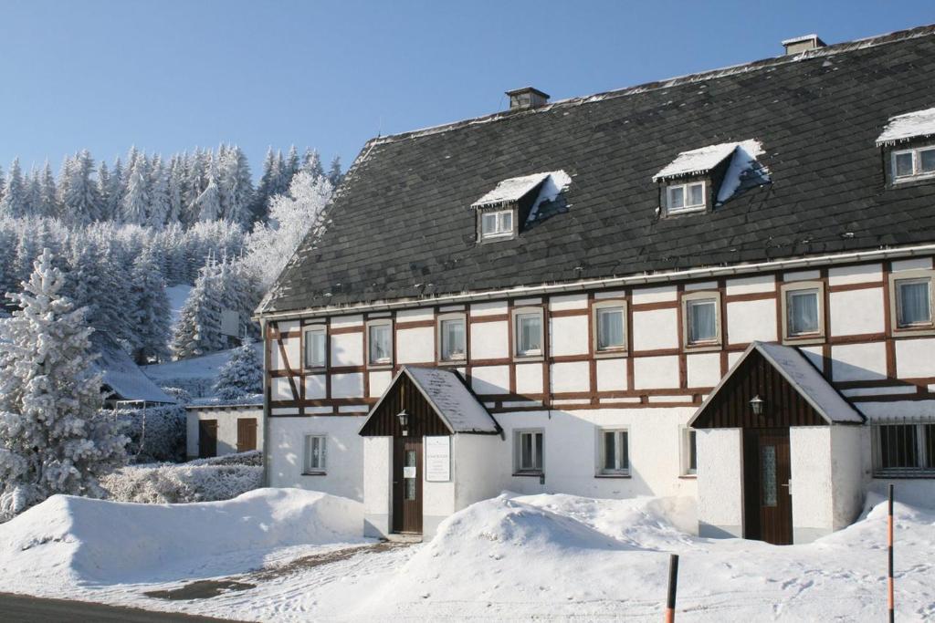 Maisons de vacances Ferienhaus Am Skihang Hauptstrasse 100, 01773 Kurort Altenberg