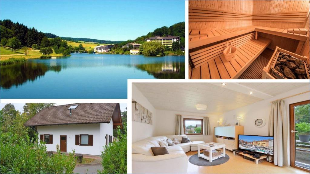 Maison de vacances Ferienhaus Anne mit Sauna, See, Wald und Ruhe Reimboldshäuser Straße 1, 36275 Kirchheim