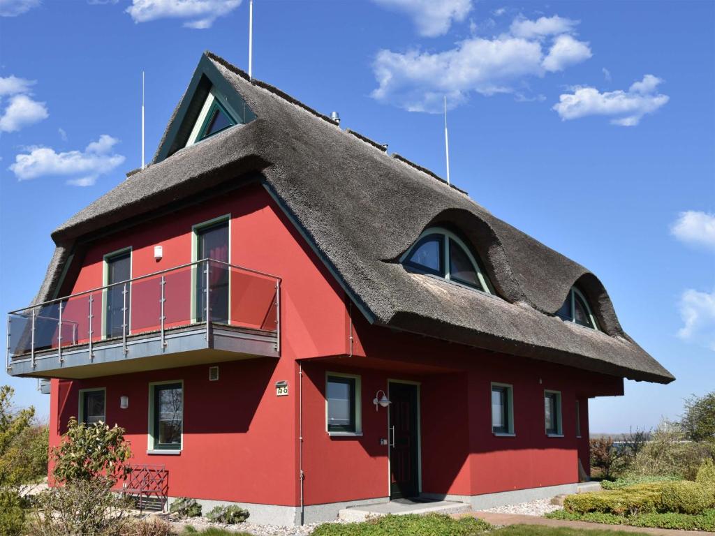 Maison de vacances Ferienhaus Boddenbrise mit Hiddenseeblick Am Breetzer Bodden 7 B, 18569 Vieregge