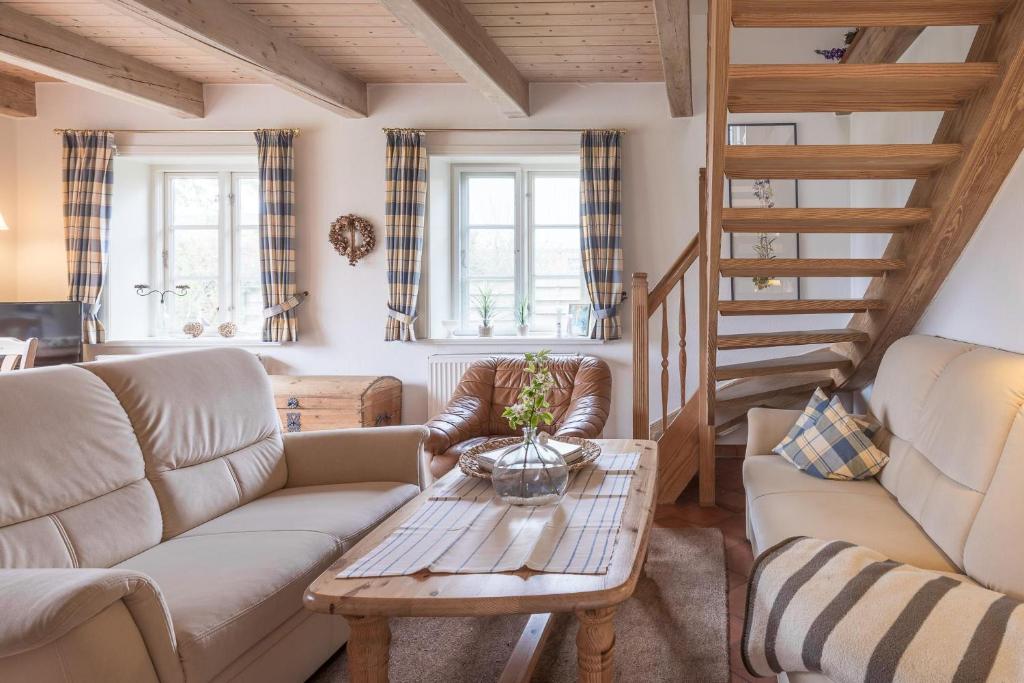 Maison de vacances Ferienhaus Geest auf Föhr Taarepswoi 3 - Ferienhaus Geest, 25938 Borgsum