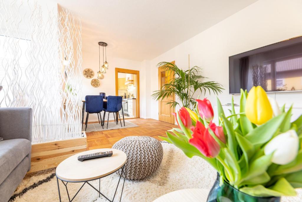 Maison de vacances Ferienhaus mit 2 Wohnungen - ideal für Familien & Gruppen 1 Hasenstein, 96224 Burgkunstadt