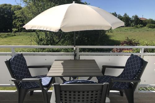 Appartement Ferienhaus Solamar Rügen FeWo OG Balkon Wiecker Weg 11a Breege