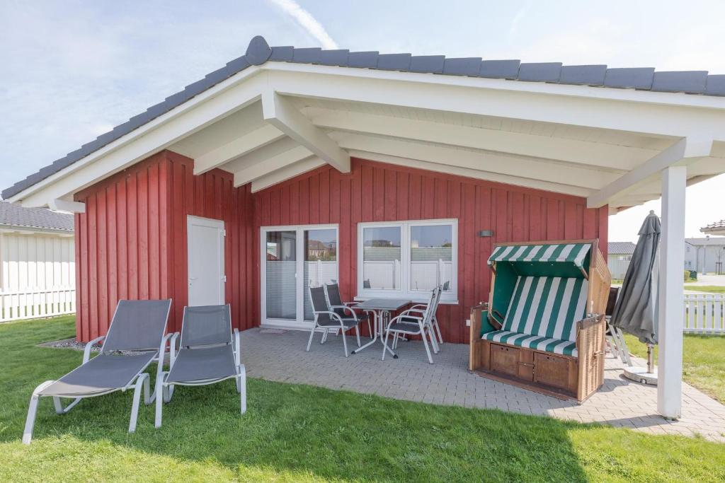 Maison de vacances Ferienhaus - Strandflieder Tiedeweg 8, 25899 Dagebüll