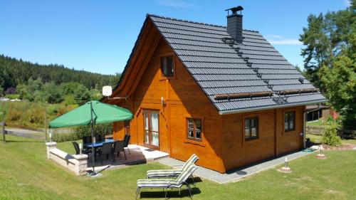 Maison de vacances Ferienhaus Wolfs-Revier Mutschwiese 1 Ferienhaus 7b Drognitz